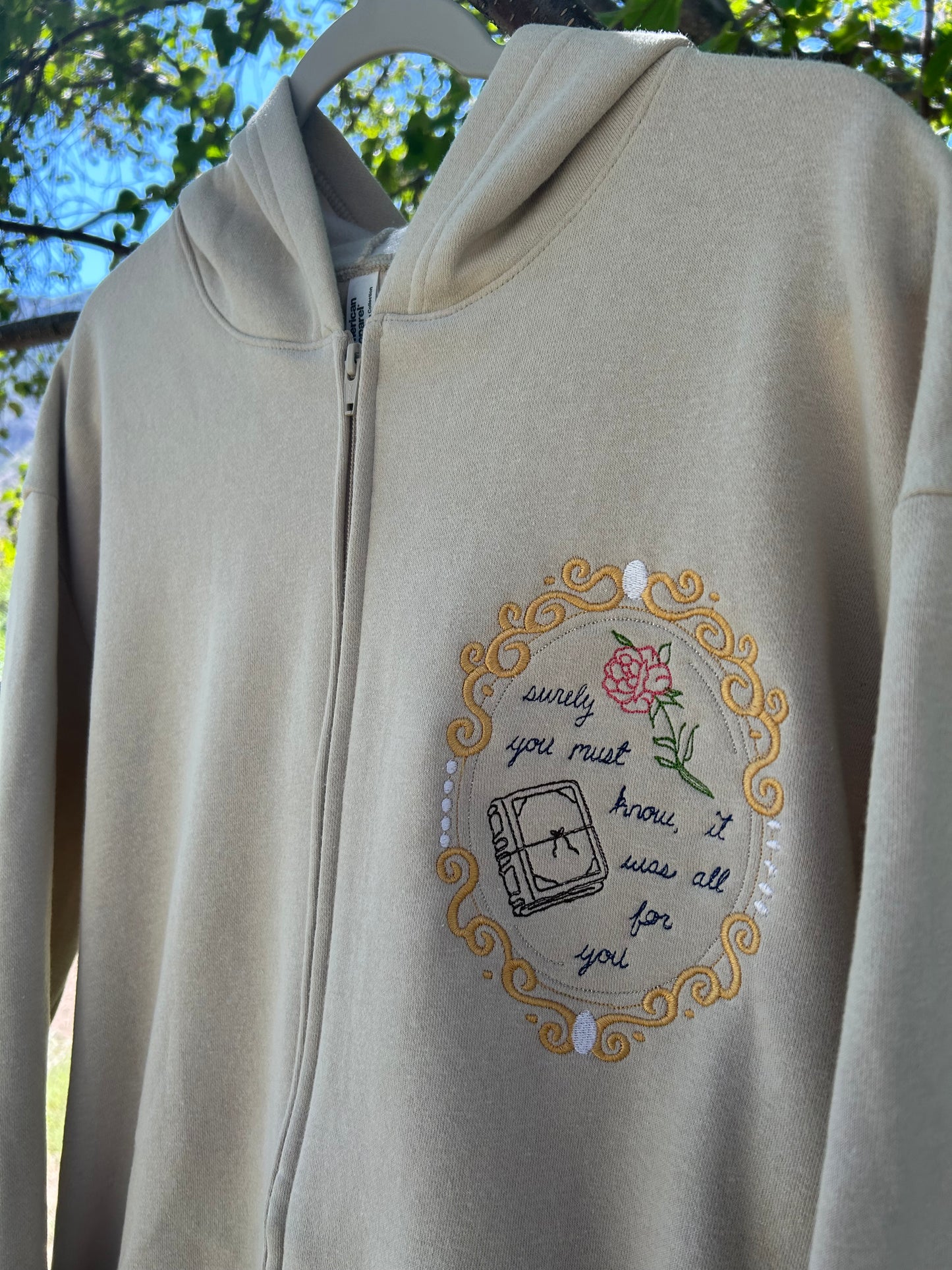 ALL FOR YOU FULL-ZIP HOODIE - SIZE L