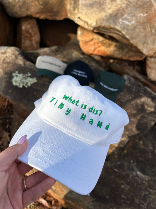 “What is dis?” Embroidered Cap