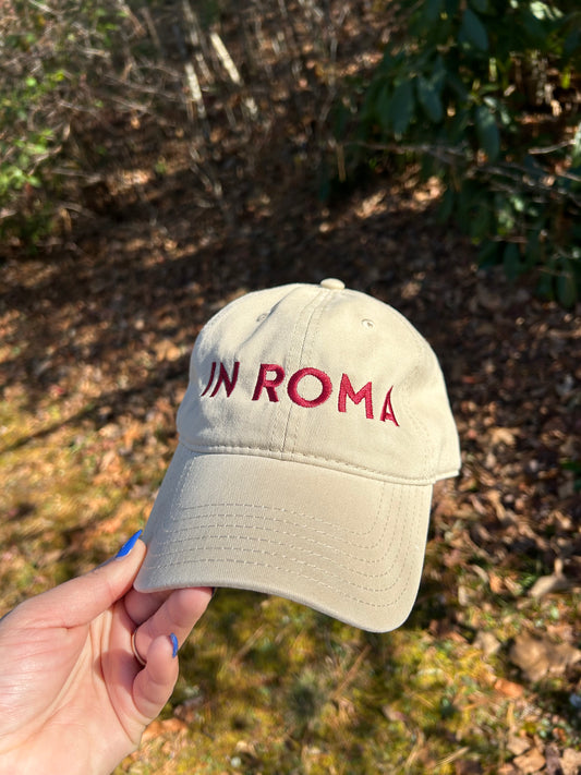 “In Roma” Embroidered Cap