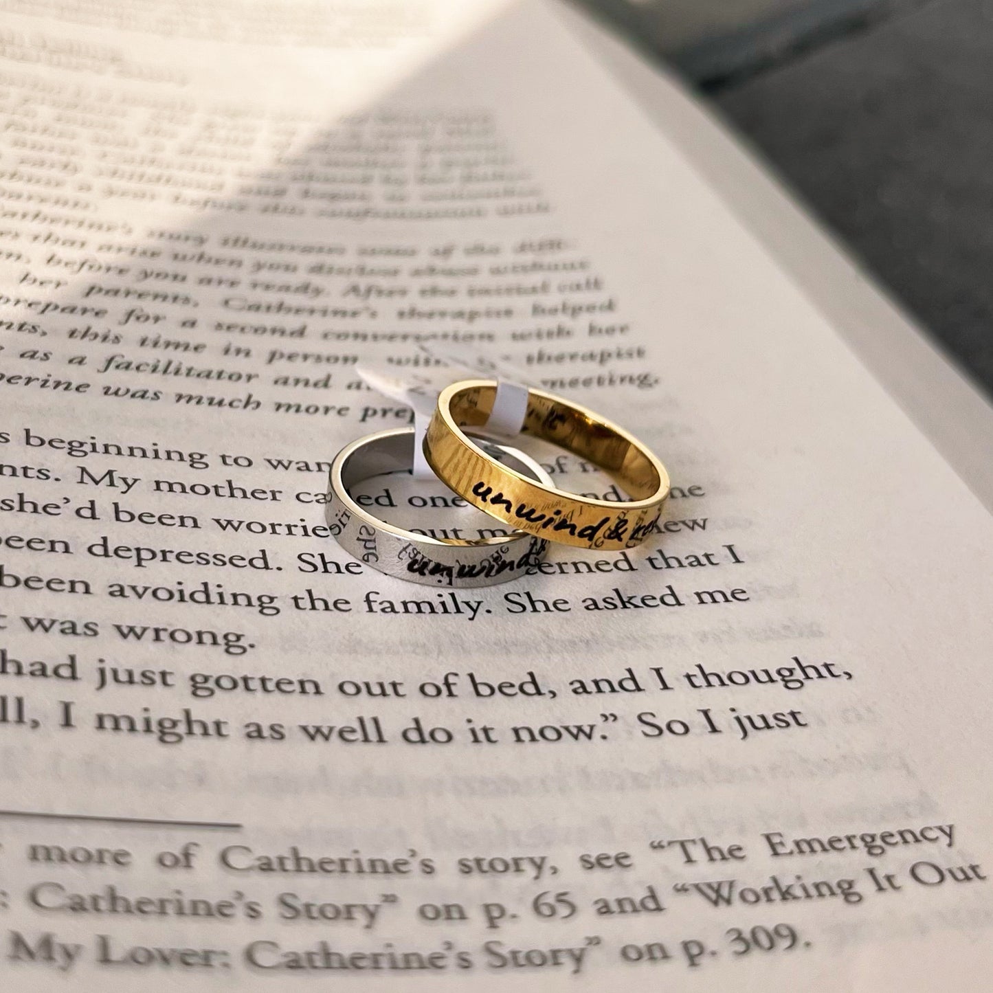 "Unwind & Reset" Ring