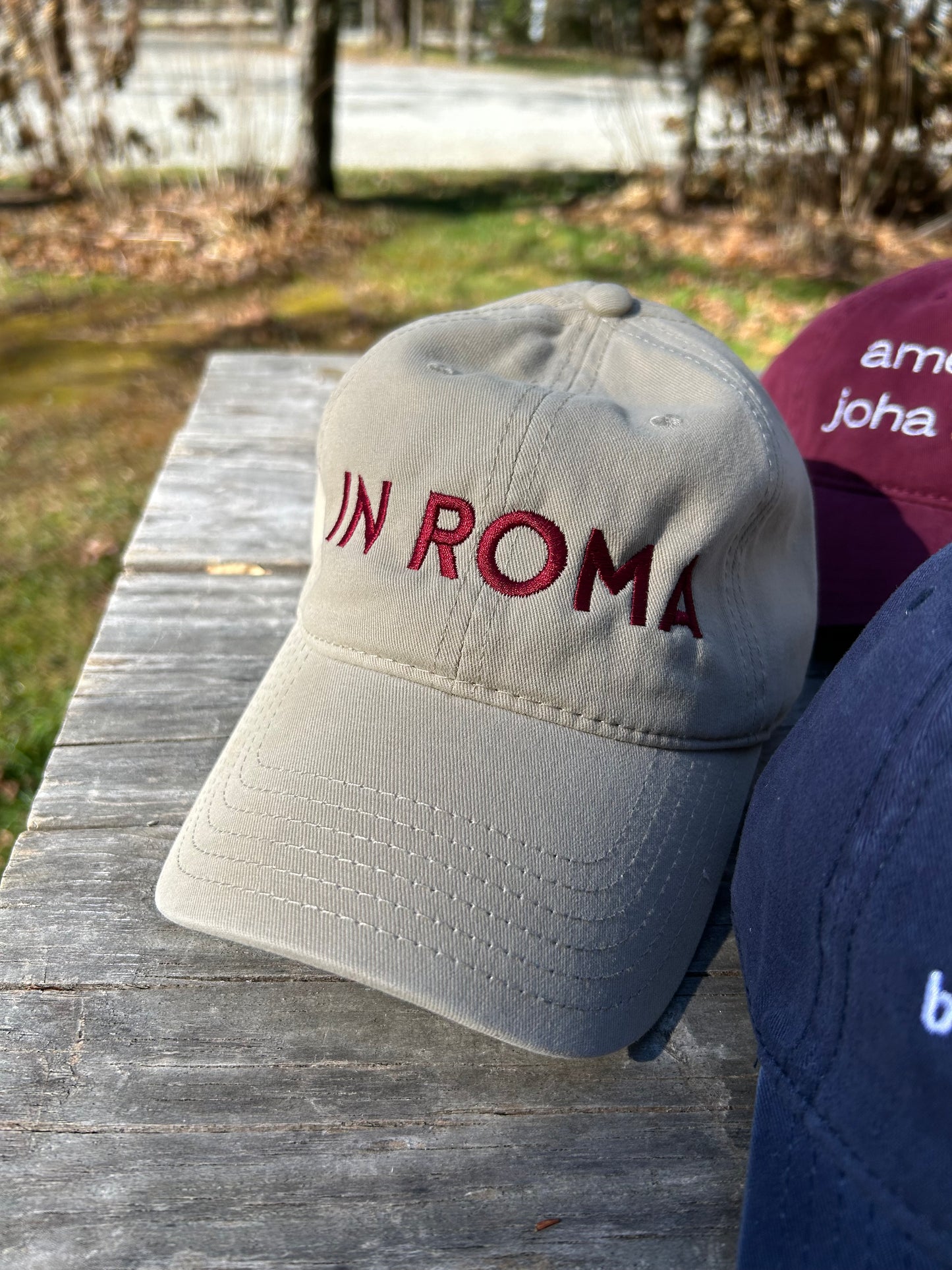 “In Roma” Embroidered Cap