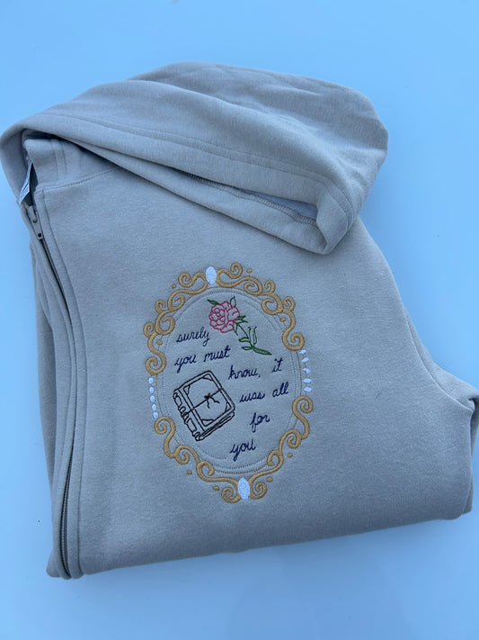 ALL FOR YOU FULL-ZIP HOODIE - SIZE L