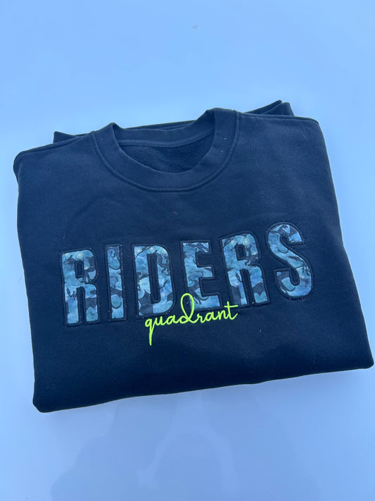 RIDERS QUADRANT CREWNECK - SIZE L
