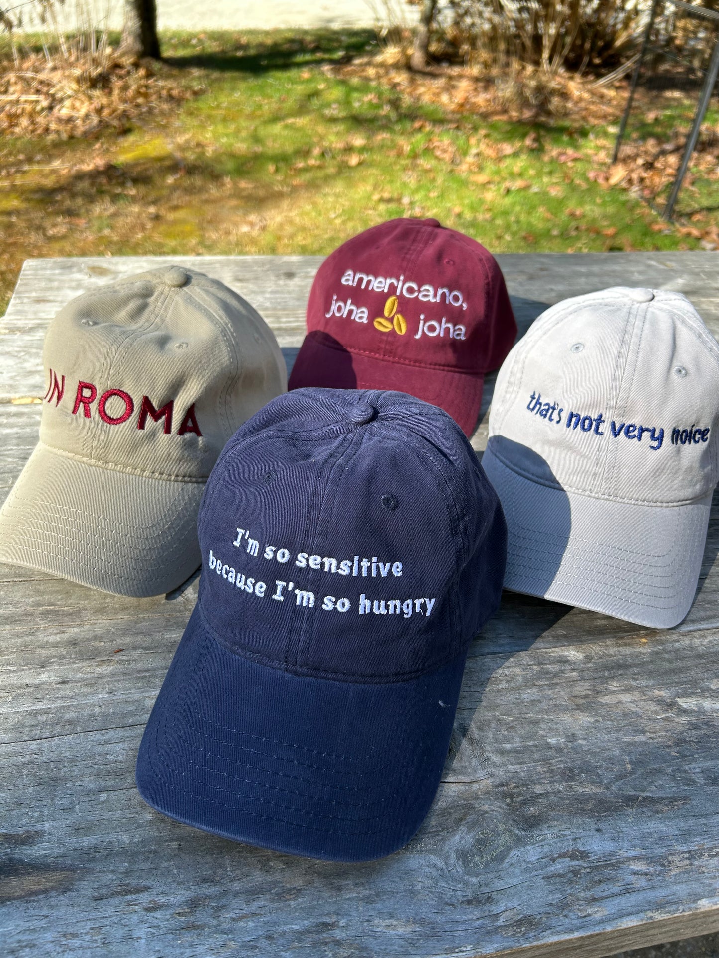 “In Roma” Embroidered Cap