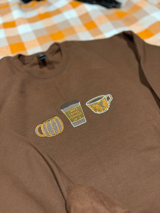Coffee Cups Crewneck