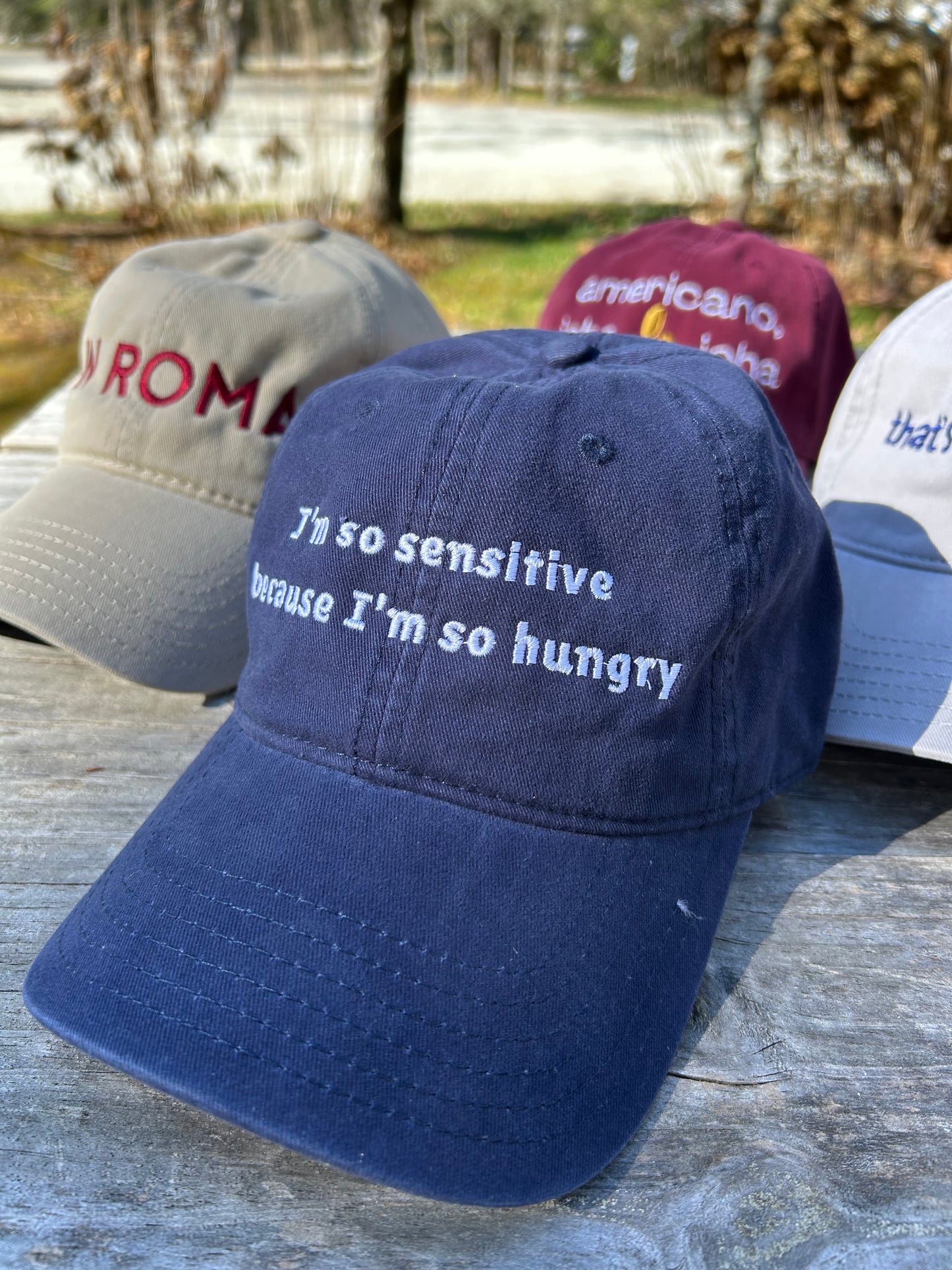 “I’m So Hungry” Embroidered Cap