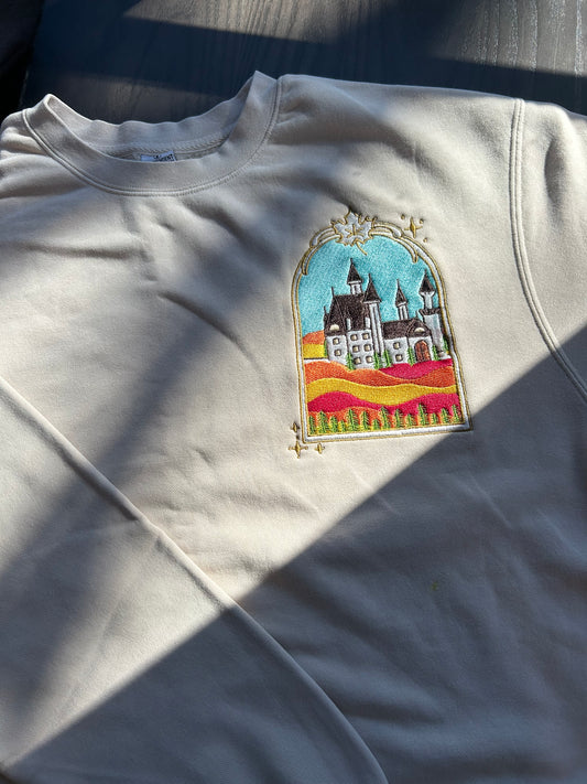 AUTUMN COURT COLORED CREWNECK - SIZE L