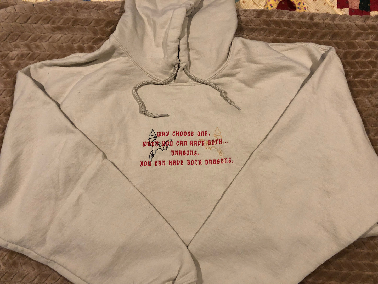 WHY CHOOSE HOODIE- SIZE XL