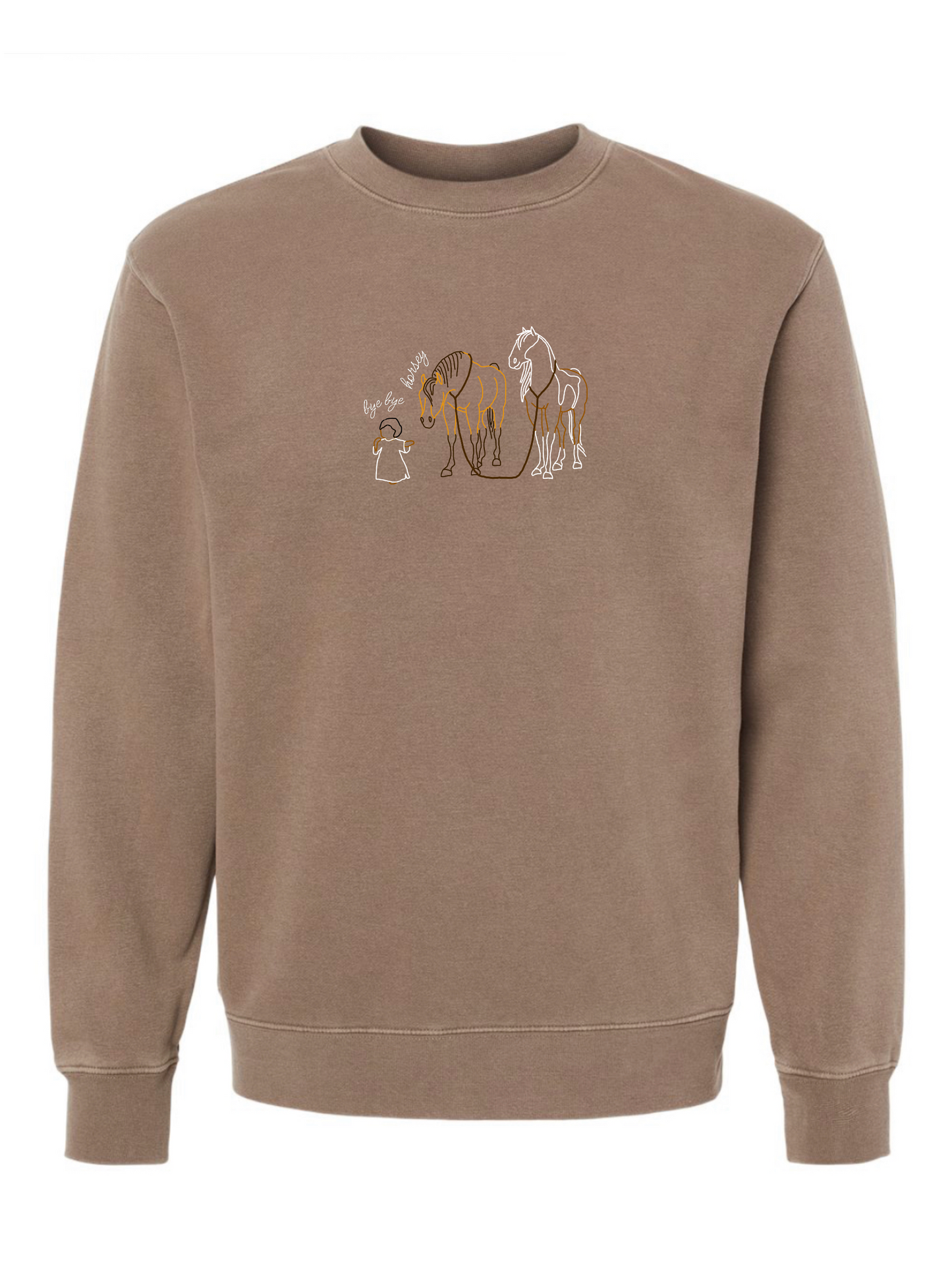 Bye Bye Horsey Crewneck