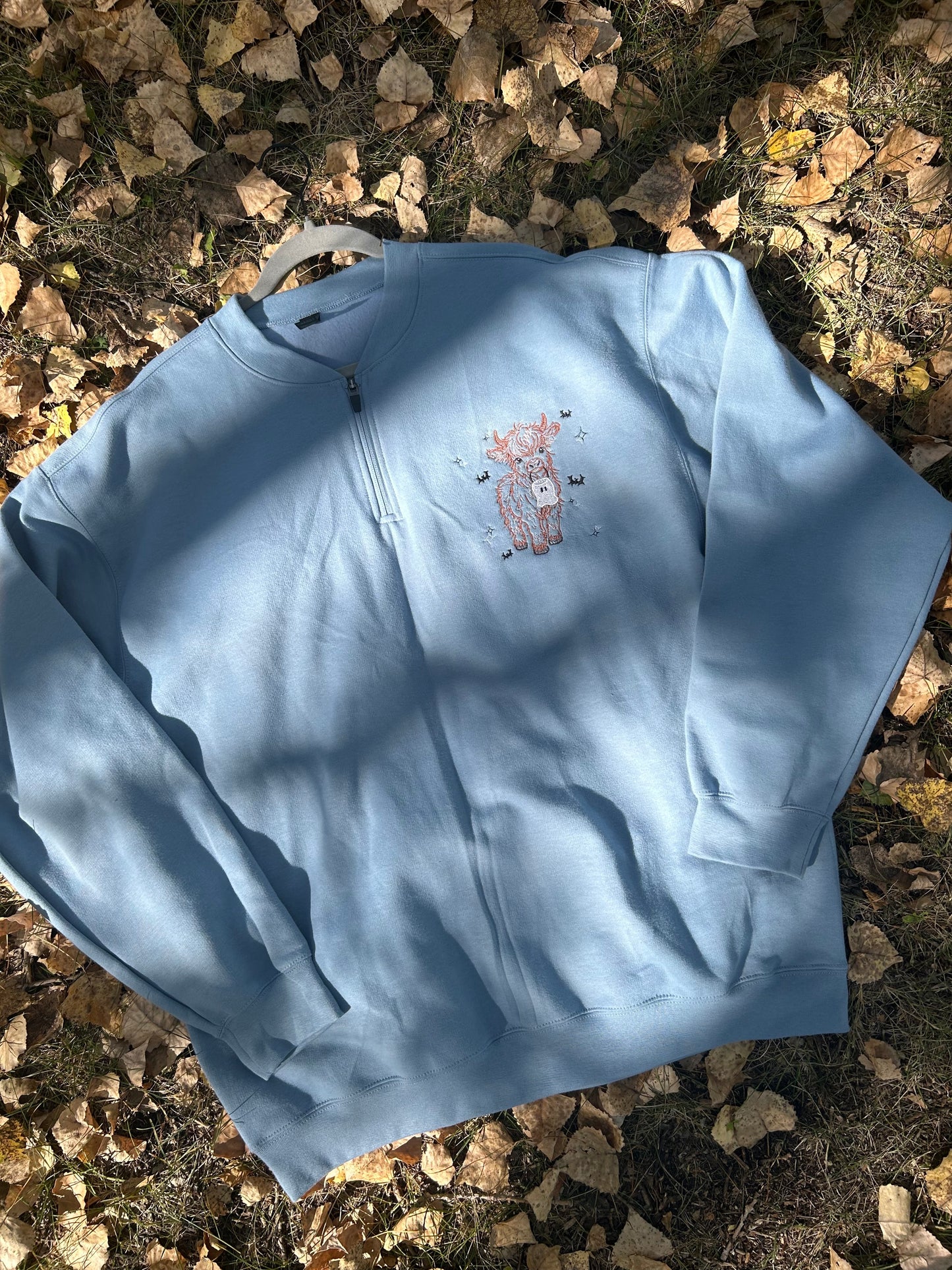Spooky Cow Quarter-Zip