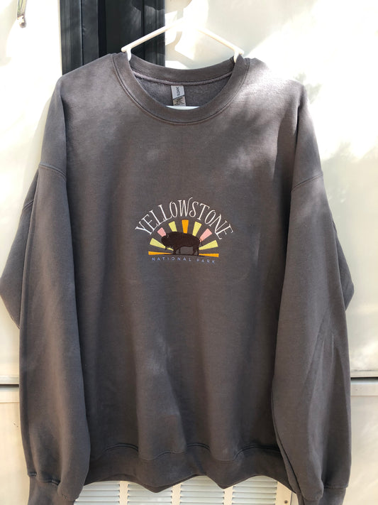 YNP Bison Crewneck